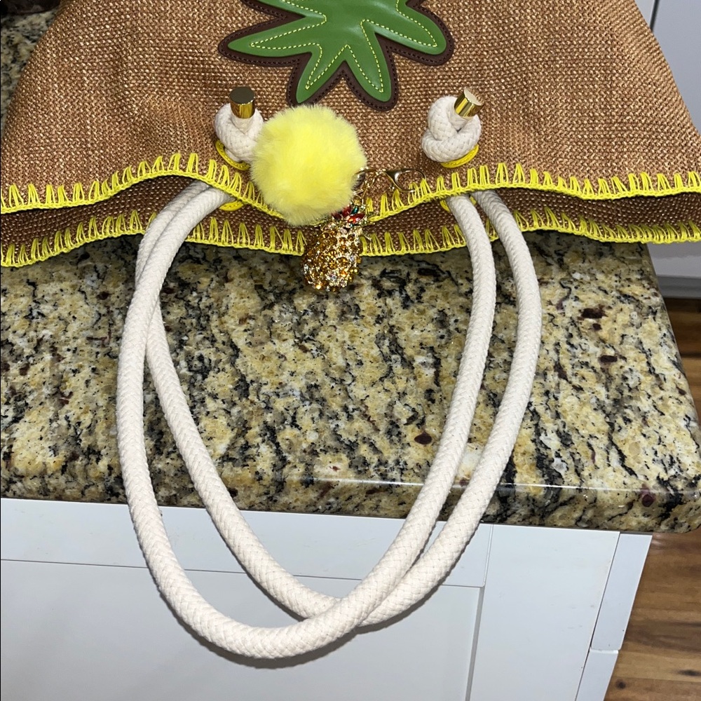 Tory Burch Pineapple Tote Bag - Picture 4 of 8